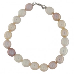 Bracciale donna BK-P501 KOKICHI in perle con oro bianco 18kt