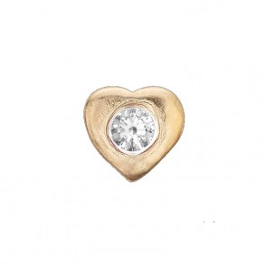 Charm Cuore Christina In Argento 925 Con Topazio - 603-G1