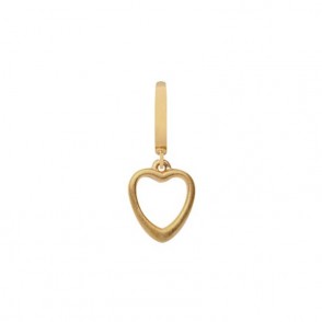 Charm Bracciale Christina In Argento 925 Con Cuore Satinato Pendente - 610-G15