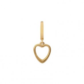 Charm Bracciale Christina In Argento 925 Con Cuore Satinato Pendente - 610-G15