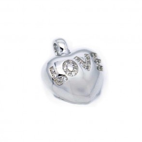 Collana Donna Amen Cllo Ciondolo Cuore Con Frase Incisa In Argento 925