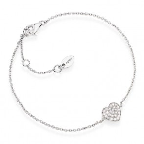 Bracciale Donna Amen In Argento 925 Con Cuore Zirconato - Brh