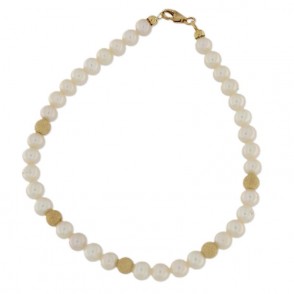 Bracciale donna 451012 IKI in perle con oro bianco 18kt