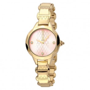 orologio donna solo tempo just cavalli JC1L033M0035 cassa acciaio quadrante rosa