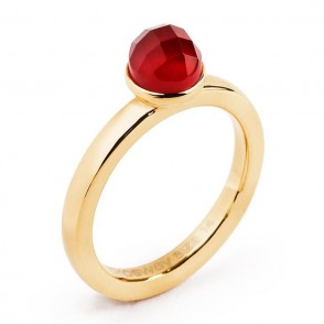 Anello Donna In Acciaio Brosway Btgc27c Con Pietra Colore Rosso