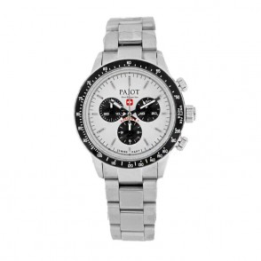 Orologio Uomo Cronografo PAJOT 5789B-01 in Acciaio Swiss Made