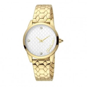 orologio donna solo tempo just cavalli JC1L087M0055 cassa acciaio quadrante bianco