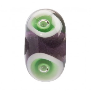 Ciondolo Pendente Charm Brosway Tres Jolie Btjm82 Viola E Verde Vetro Murrina