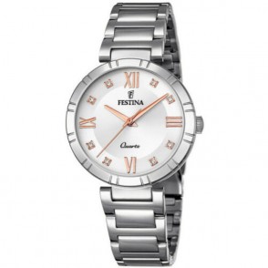 Orologio Solo Tempo Donna FESTINA F16936/B in Acciaio con Cristalli
