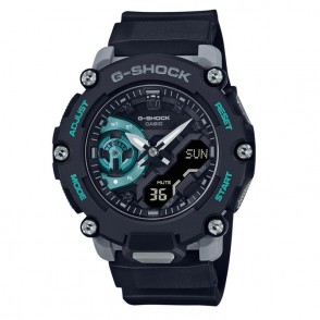 Orologio multifunzione uomo G-Shock GA-2200M-1AER in gomma colore nero