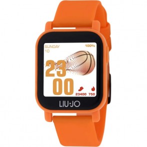 Orologio Unisex Smartwatch LIUJO SWLJ033 con Cinturino in Silicone Arancione