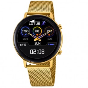 Orologio Smartwatch LOTUS Collezione Smartime 50041/1 Touchscreen In Acciaio Dorato 