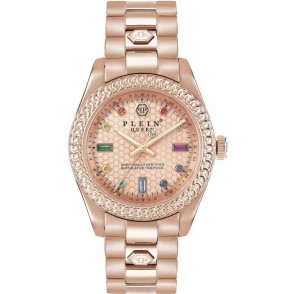 Orologio Donna Solo Tempo Philipp Plein PWDAA0821 Queen Crystal In Acciaio Oro Rosa