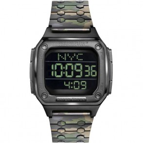 Orologio Digitale Philipp Plein PWHAA0921 HYPER $PORT Unisex In Acciaio Verde Militare 