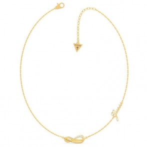 Collana Da Donna Guess UBN20077 In Acciaio 316L Placcato Oro Con Ciondolo Infinito 