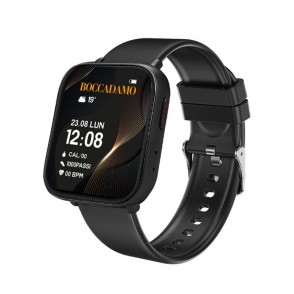 Orologio Unisex Smartwatch BOCCADAMO MR001 Cinturino in Silicone Nero
