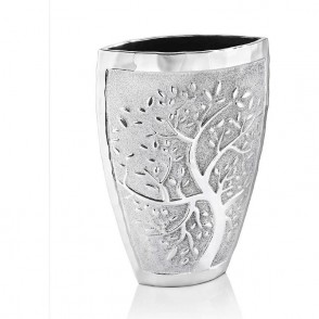 Vaso Albero della Vita OTTAVIANI 22409 in Resina e Glitter 28.5x20x10 cm