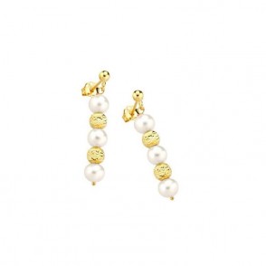 Orecchini Pendenti Donna KIOTO 361AS in Oro 18kt con Perle 4/5 mm