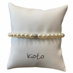 Bracciale Donna KIOTO 261B Perle con Sfera e chiusura oro 18 kt