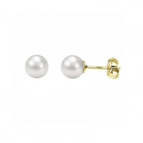 Orecchini Donna KIOTO 300A- Oro 18kt con Perle 5/5,5 mm