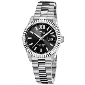 Orologio Donna Lotus 18930/6 Quadrante Nero Acciaio