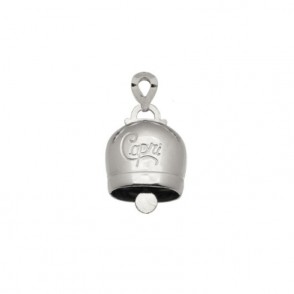 AMOCAPRI CGD2-A Ciondolo in Metallo con campanella Capri Argento