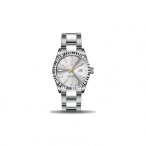 Orologio Donna Solo Tempo LORENZ LZ028192EE in Acciaio con Dettagli Oro e Datario