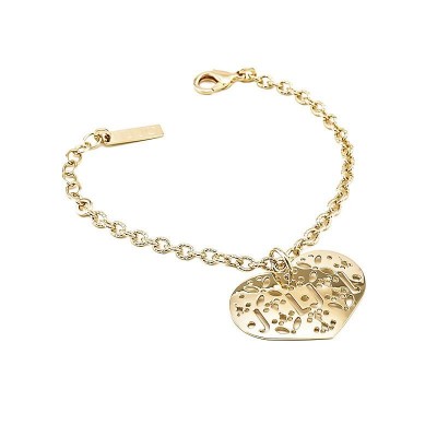 Bracciale Donna LIUJO LJ799 in Ottone con Cuore Traforato