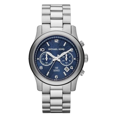 OROLOGIO UNISEX CRONOGRAFO MICHAEL KORS HUNGER MK5814 IN ACCIAIO CON FONDO BLU