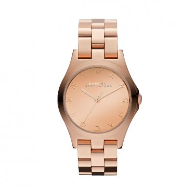 Orologio Solo Tempo Marc By Marc Jacobs Mbm3213 Quadrante Oro Rosa