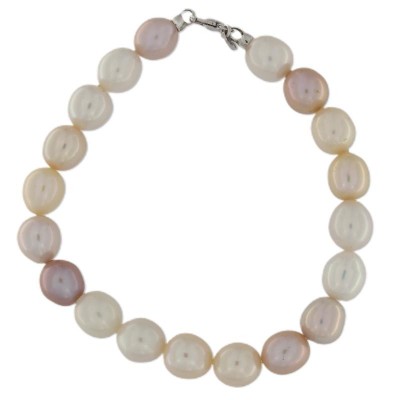 Bracciale donna BK-P501 KOKICHI in perle con oro bianco 18kt