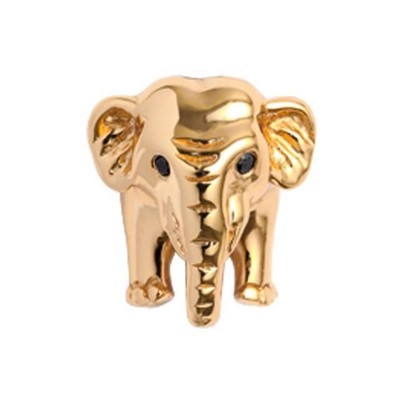 Charm Christina Elefante In Argento 925 Placcato Oro -  630-G10