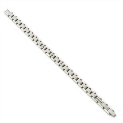 Bracciale Uomo Boccadamo Abr333 Steel Silver Armband Acciaio Cristalli Man