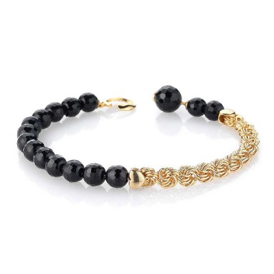 Bracciale con Catena GERBA HELEN 493 con Pietre Naturali e Argento 925 
