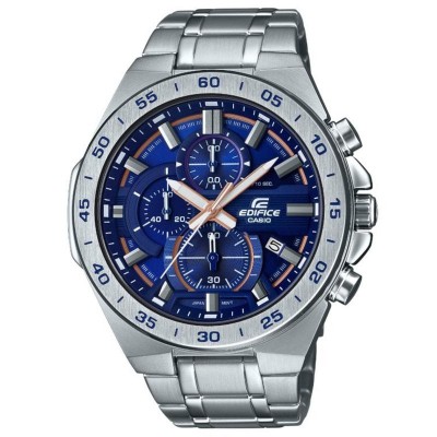 Orologio Uomo Cronografo Casio Edifice EFR-564D-2AVUEF Quadrante Blu Cinturino Acciaio Datario