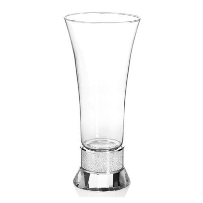 VASO OTTAVIANI 800230 IN CRISTALLO E METALLO CON PIETRE