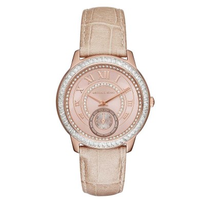 Orologio Donna Solo Tempo Micheal Kors MK2448 Con Cinturino in Pelle e Cristalli