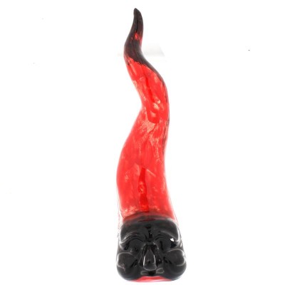 Corno AV576 con maschera colore rosso in terracotta