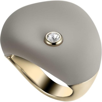 Anello Donna Breil Sens of Touch TJ1629 Acciaio Oro con Swarovski Misura 16 