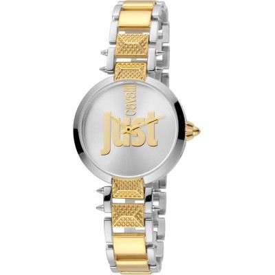 orologio donna solo tempo just cavalli JC1L076M0105 cassa acciaio PVD argento