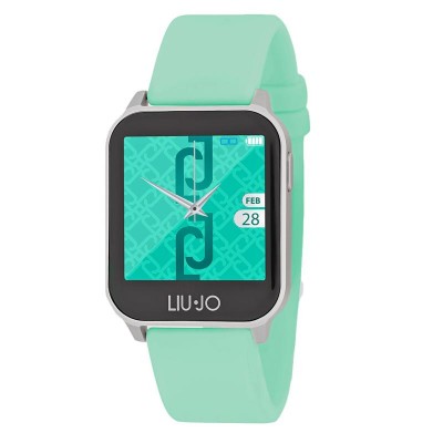 Orologio Unisex Smartwatch LIUJO ENERGY SWLJ016 Cinuturino in Silicone Acquamarina
