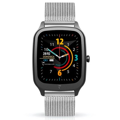Orologio Smartwatch TECHMADE TM-VISION-BMSIL Cinturino In Acciaio 