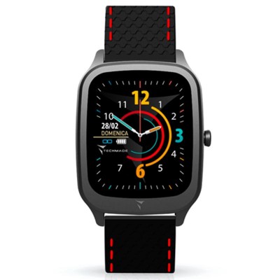 Orologio Smartwatch TECHMADE TM-VISIONB-BKSR Cinturino In Silicone 