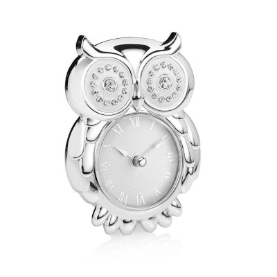 OROLOGIO FORMA GUFO DA CASA AL QUARZO OTTAVIANI 29846 CON CRISTALLI 