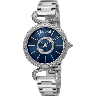 Orologio da donna Just Cavalli Animalier JC1L148M0055 in acciaio con quadrante blu