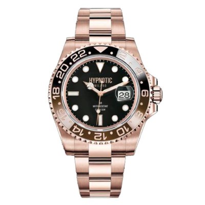 Orologio Uomo HYPNOTIC MILANO HYP0105 in Acciaio PVD Rosato Ghiera Bicolore