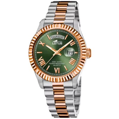 Orologio Lotus 18856/3 Verde Cinghia Acciaio Inossidabile 316l