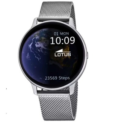 Orologio Uomo Lotus Smartwatch Collection Smartime 50014/A Touch Screen In Acciaio Silver