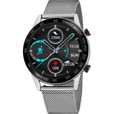 Orologio Smartwatch Uomo Lotus Smartime 50017/1 Full Touchscreen In Acciaio Silver 