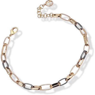 Collana A Catena Da Donna Boccadamo My Chain XGR600D In Bronzo Placcato Oro Giallo 